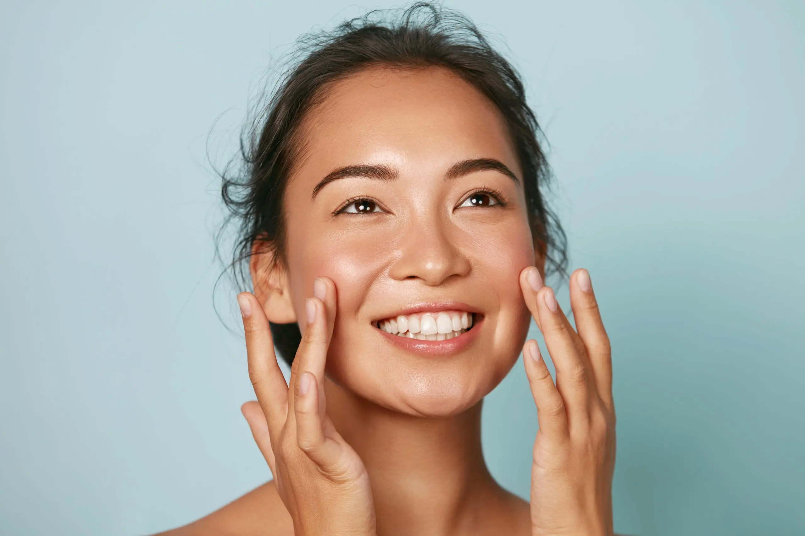Clear, healthy skin texture